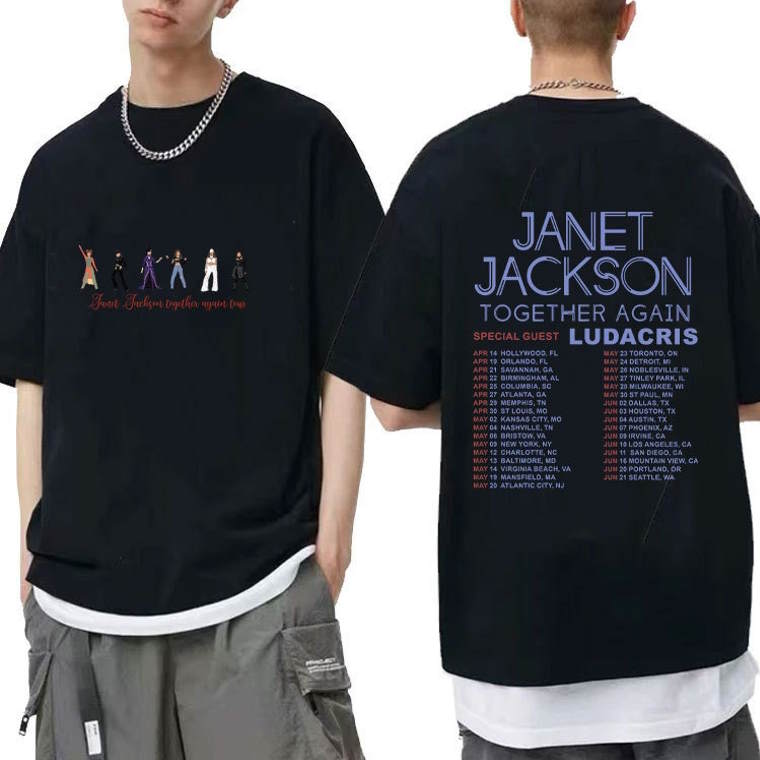 Janet Jackson Together Again Tour 2023 Shirt