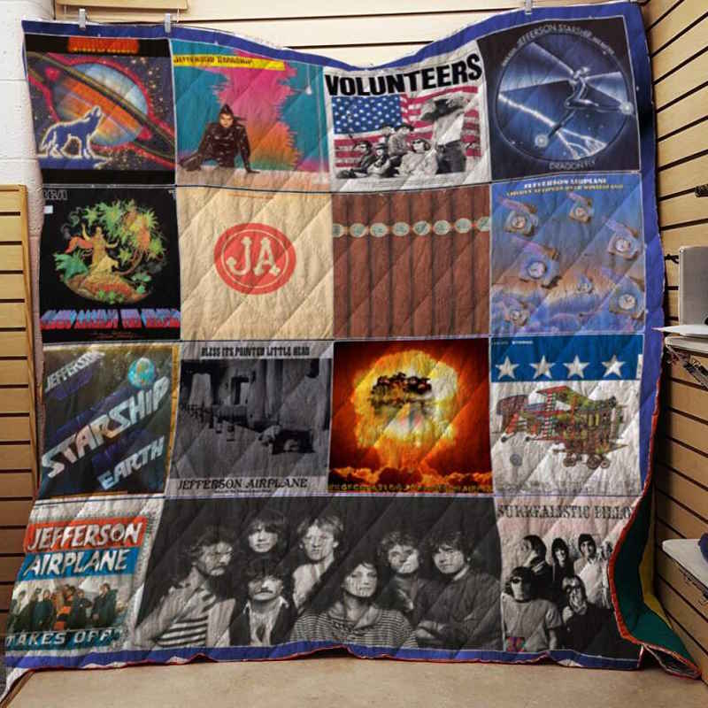 Jefferson Airplane Best Albums 3D Quilt Blanket