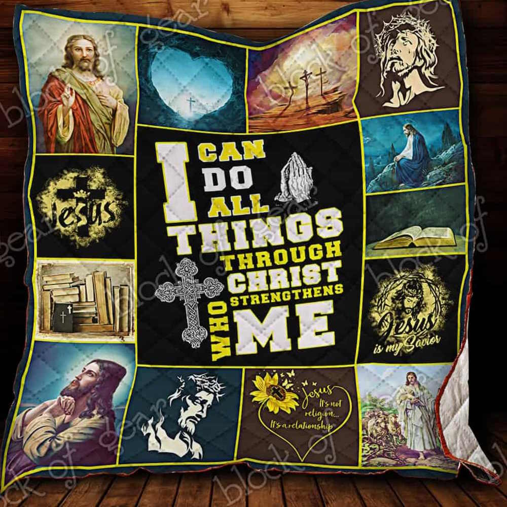 Jesus In My Heart 3D Quilt Blanket