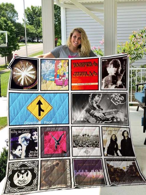 Jimmy Page 3D Quilt Blanket