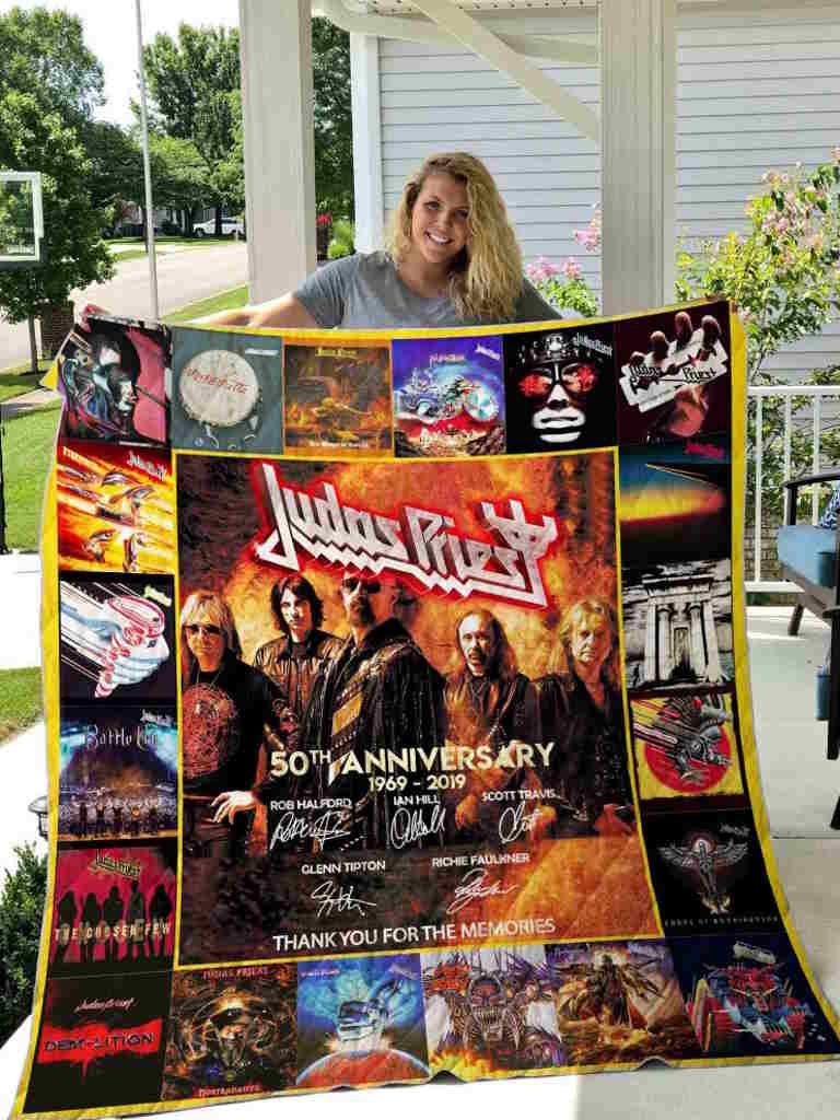 Judas Priest Years Anniversary Quilt Blanket