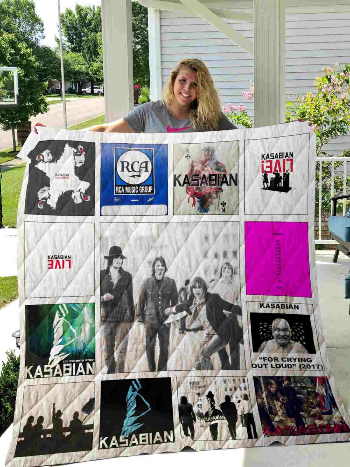 Kasabian Albums 3D Quilt Blanket