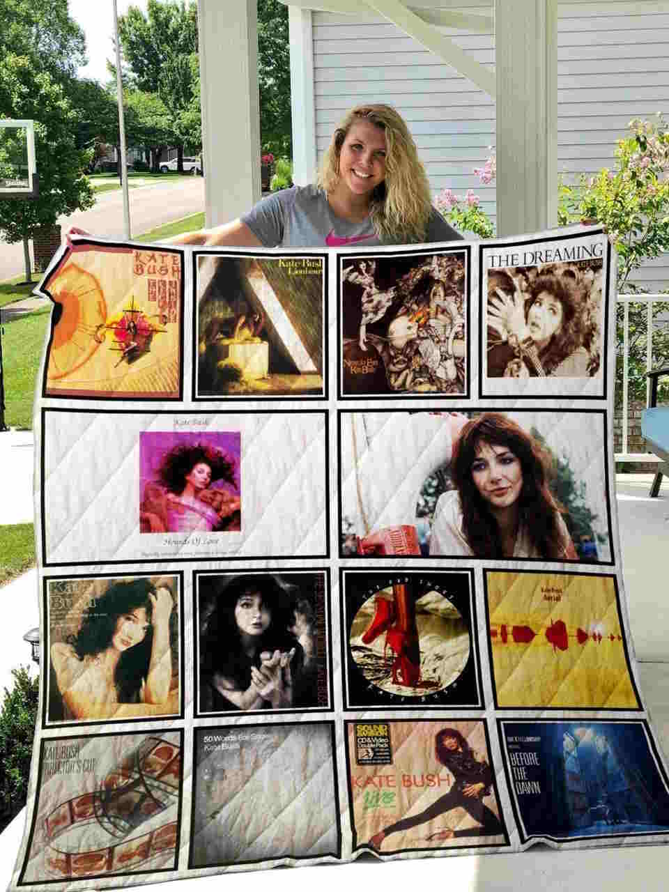 Kate Bush Quilt Blanket