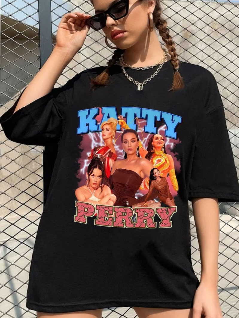 Katy Perry Fan Shirt, Katy Perry Graphic Bootleg Shirt