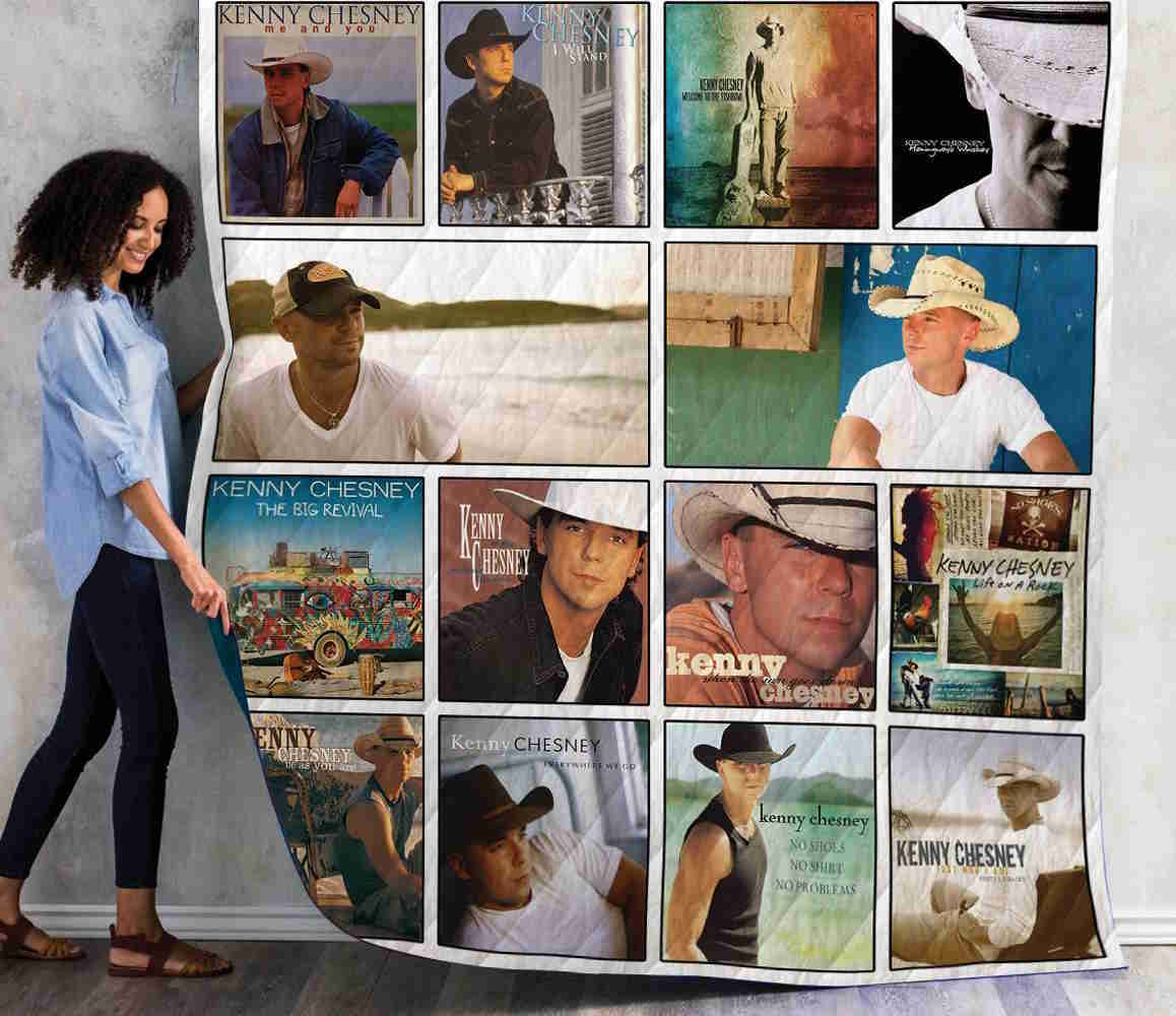 Kenny Chesney Albums 3D Quilt Blanket