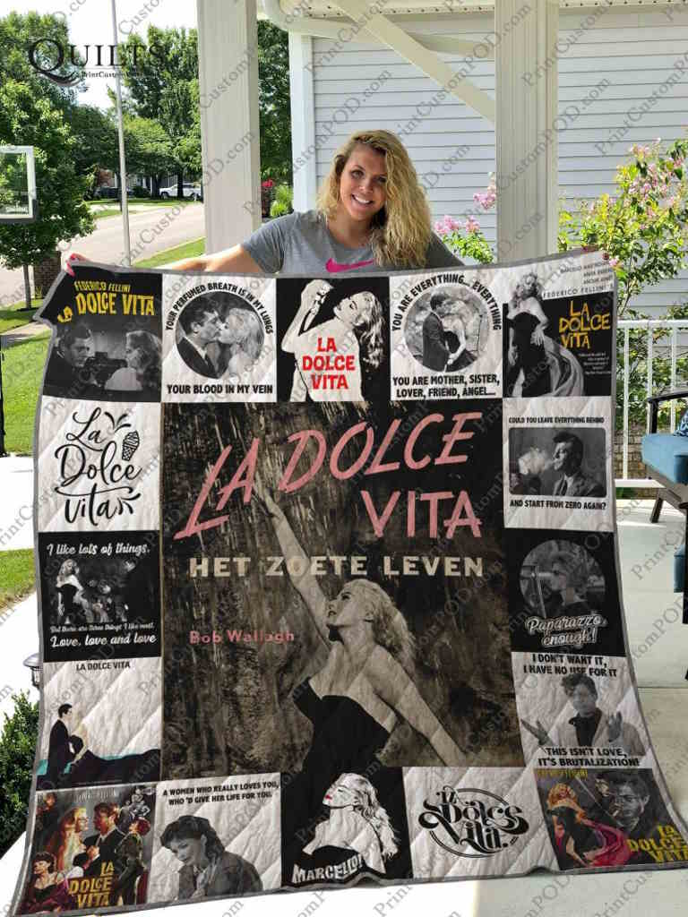 La Dolce Vita 3D Quilt Blanket