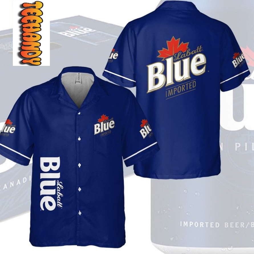 Labatt Blue Imported Hawaiian Shirt