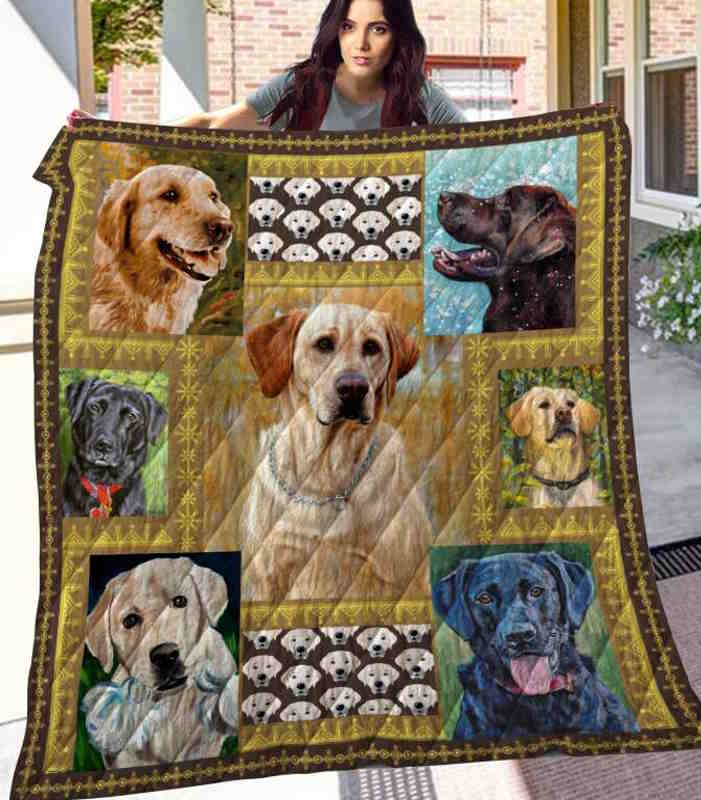 Labrador Retriever 3D Quilt Blanket