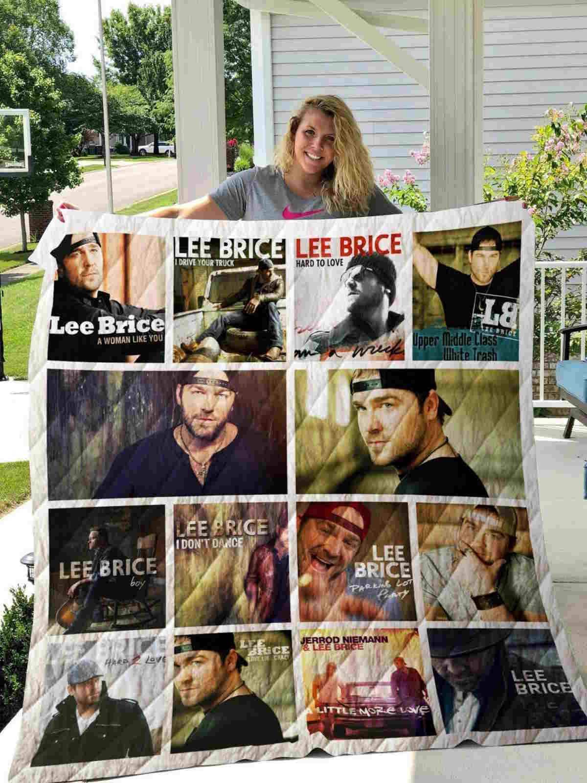 Lee Brice Albums 3D Quilt Blanket