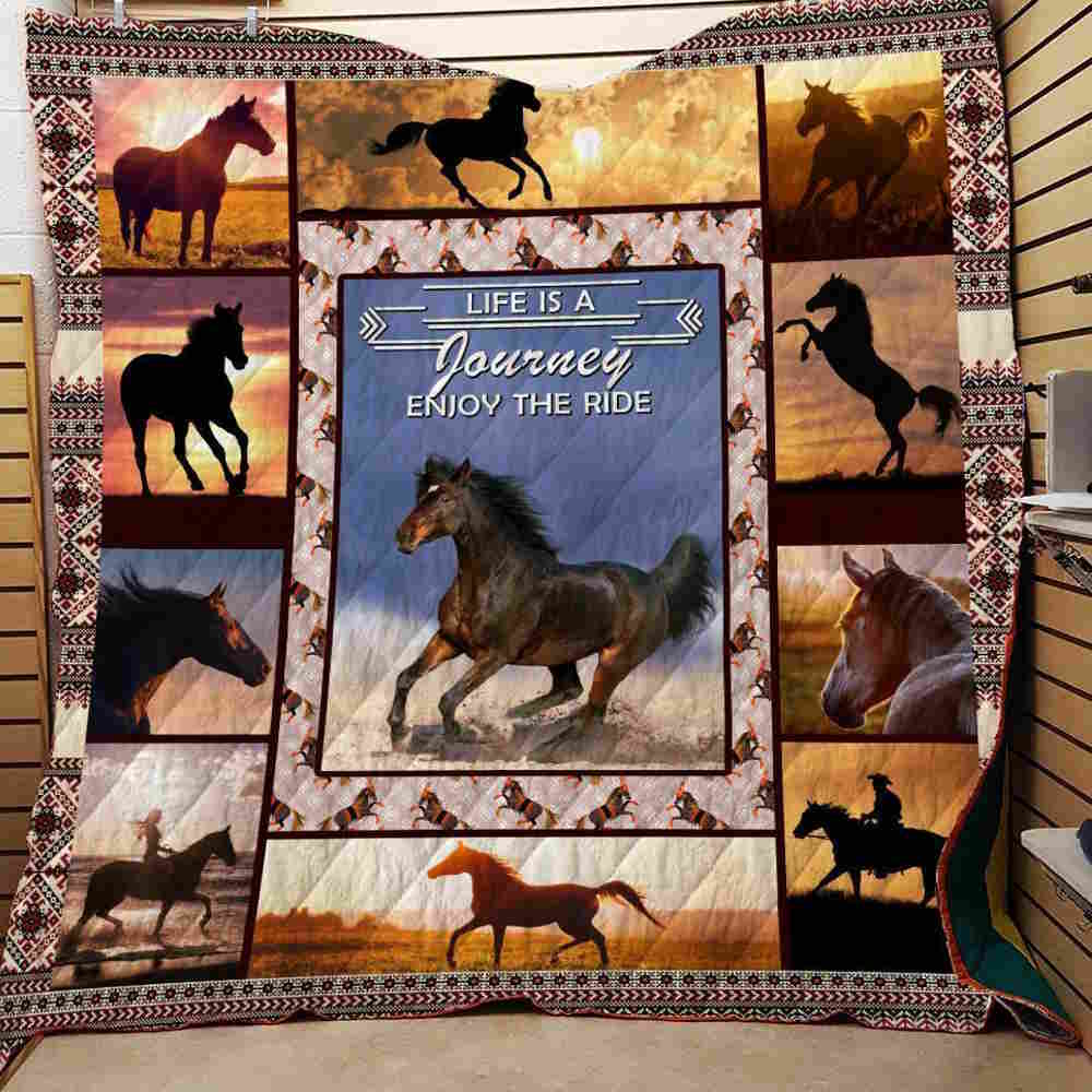 Life Isjourney Quilt Blanket