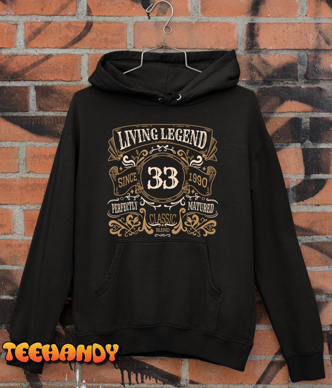 Living Legend 1990, 33rd Birthday T-Shirt