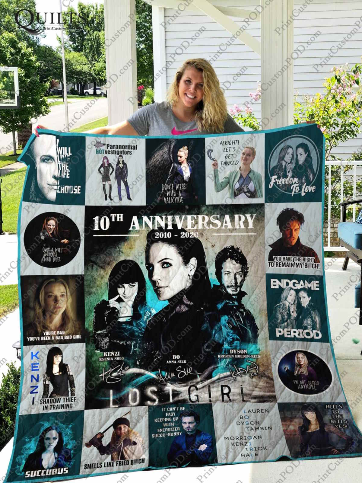 Lost Girl 1 Anniversary 3D Quilt Blanket