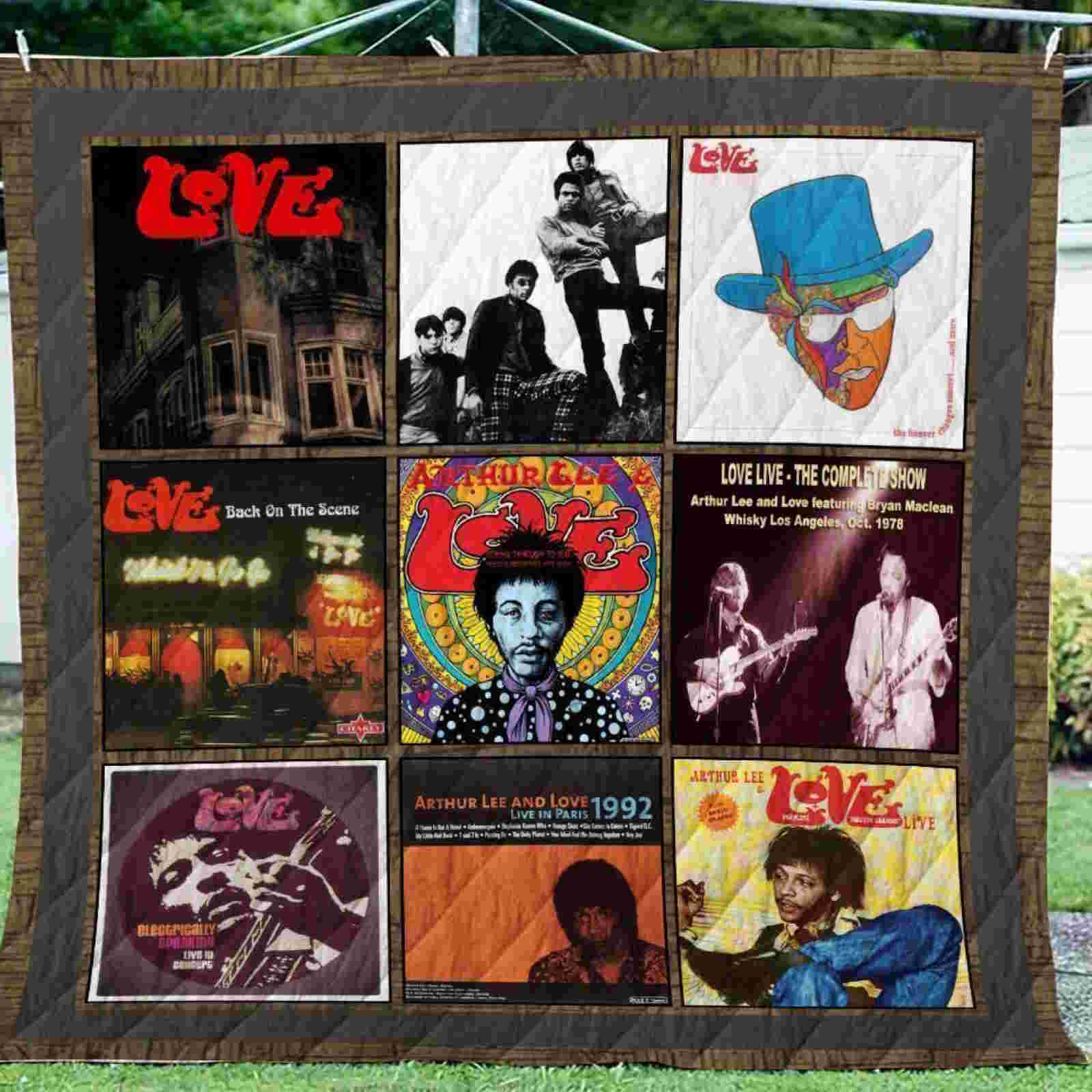 Love Band Live Album 3D Quilt Blanket