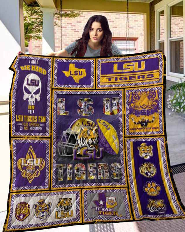 Lsu Tiger 3D Quilt Blanket