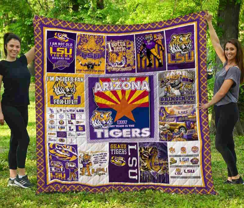 Lsu Tigers Arizona 3D Quilt Blanket