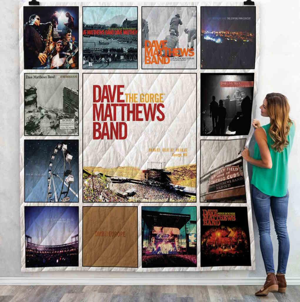 M Dave Matthews Albums 3D Quilt Blanket