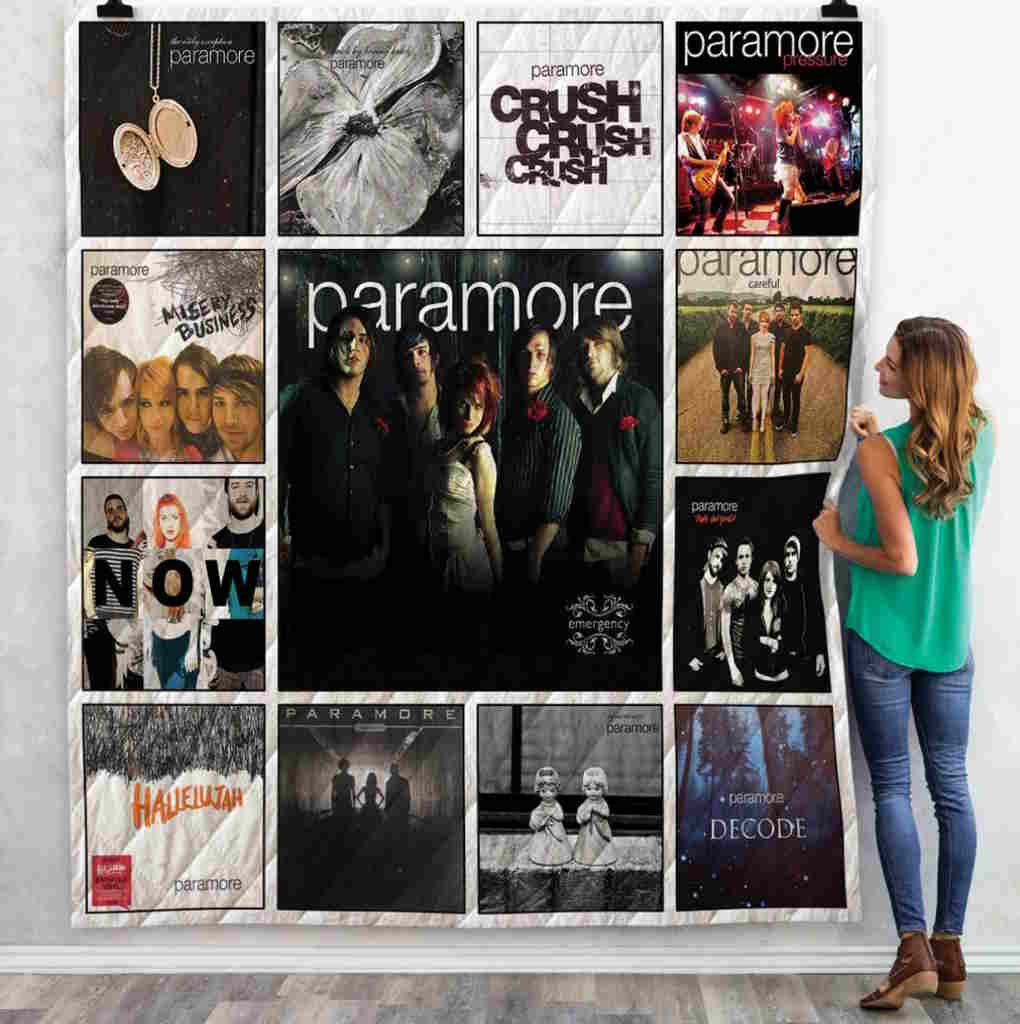 M Paramore Albums 3D Quilt Blanket