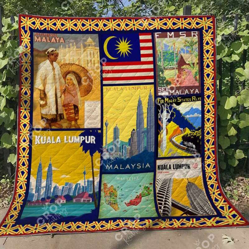 Malaysia 3D Quilt Blanket