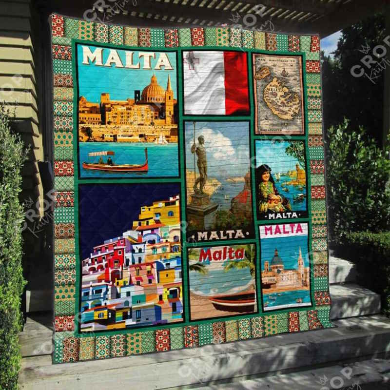 Malta 3D Quilt Blanket