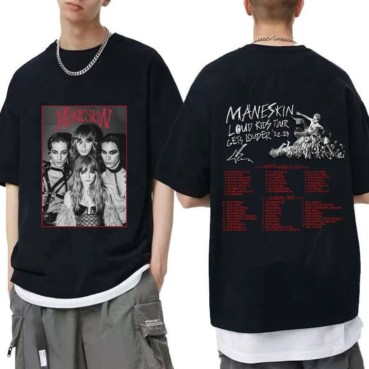 Maneskin Band Shirt, Italian Music Band Shirt