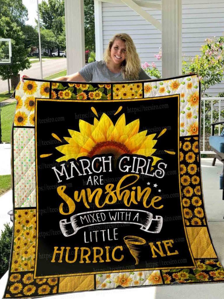 March Girls 3D Quilt Blanket