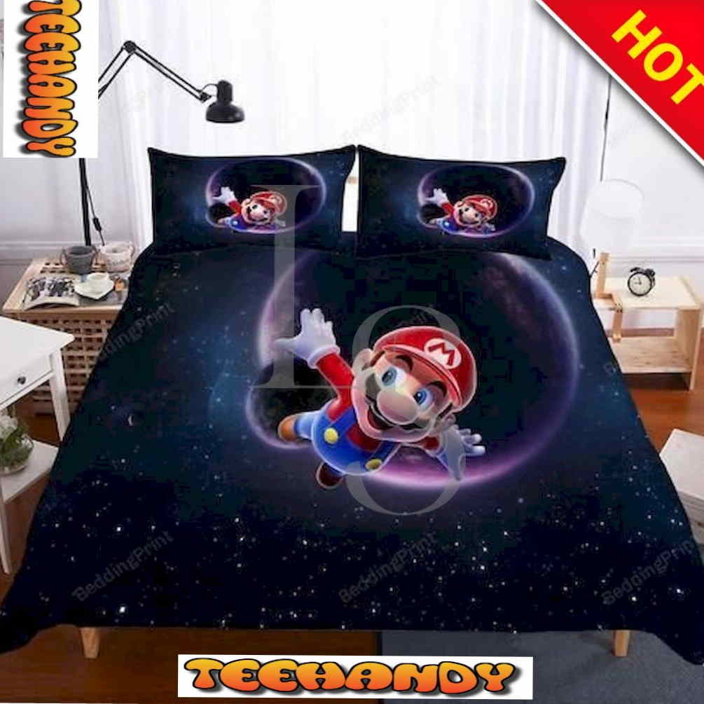 Mario Fly In universe Bedding Set