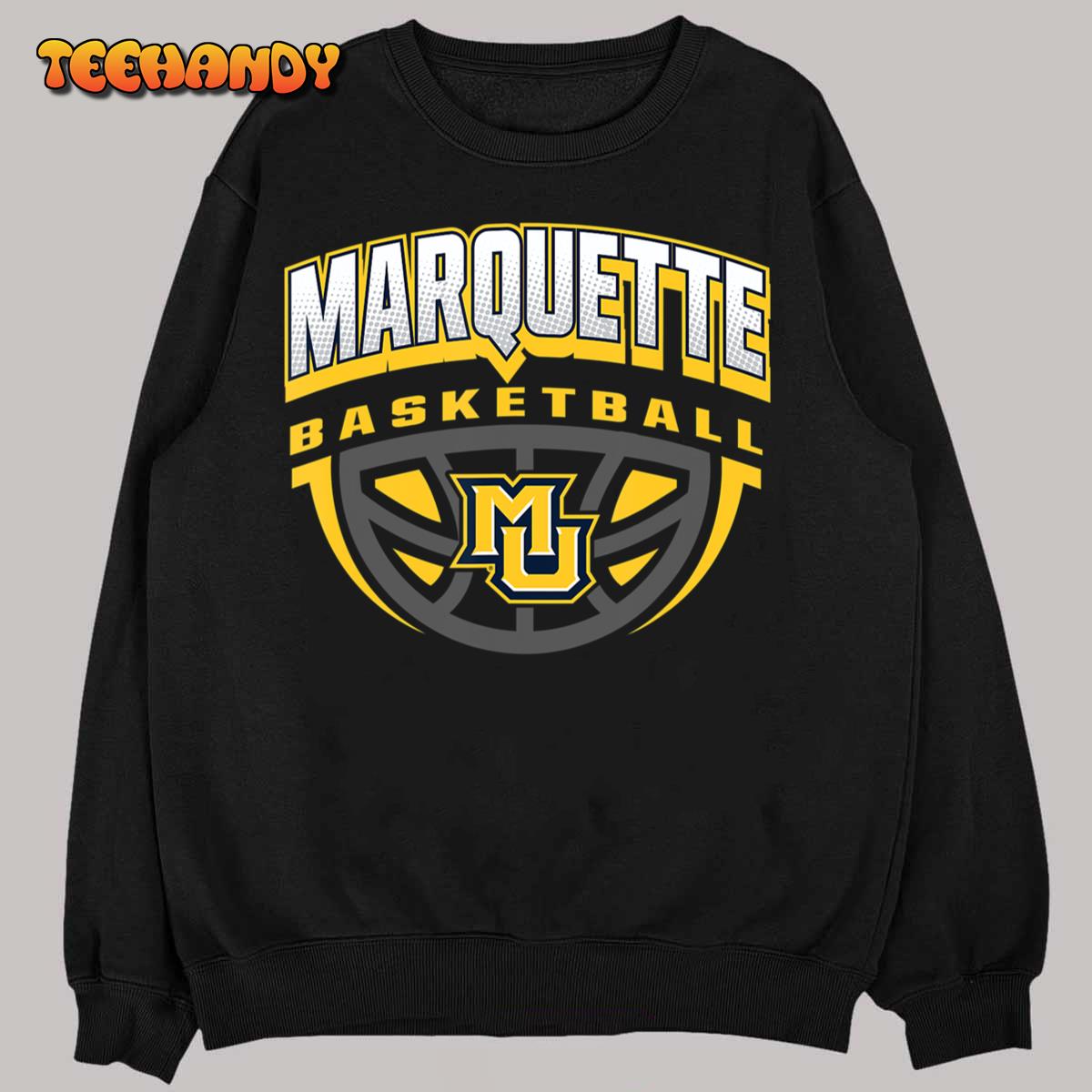 Men's Champion Navy Marquette Golden Eagles Icon Logo Basketball Jersey T- Shirt