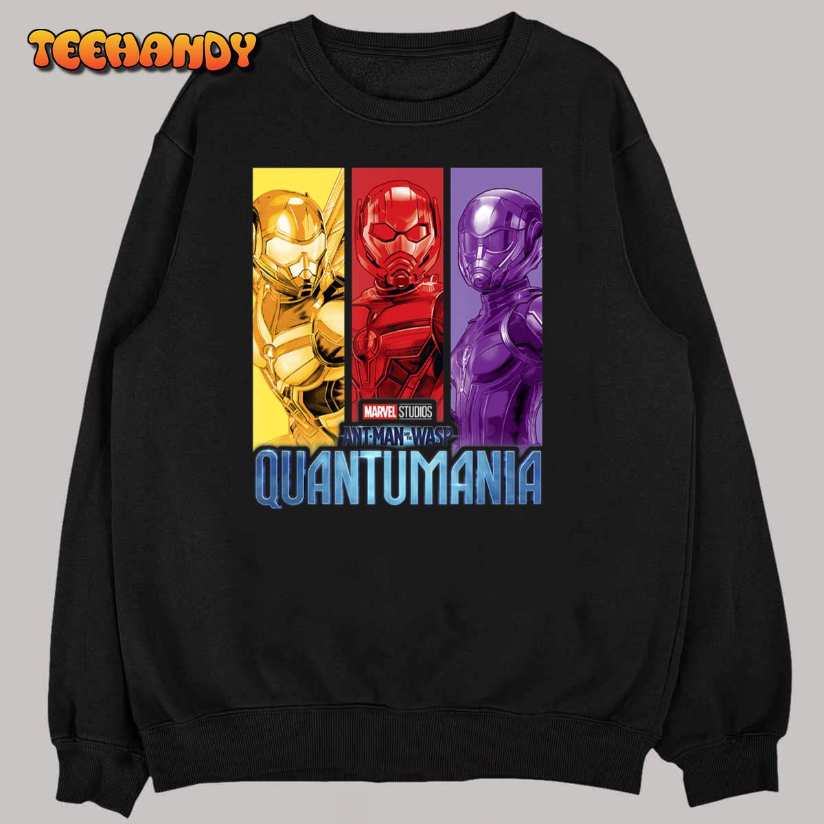 Marvel Ant-Man and The Wasp Quantumania Hero Color Panels T-Shirt