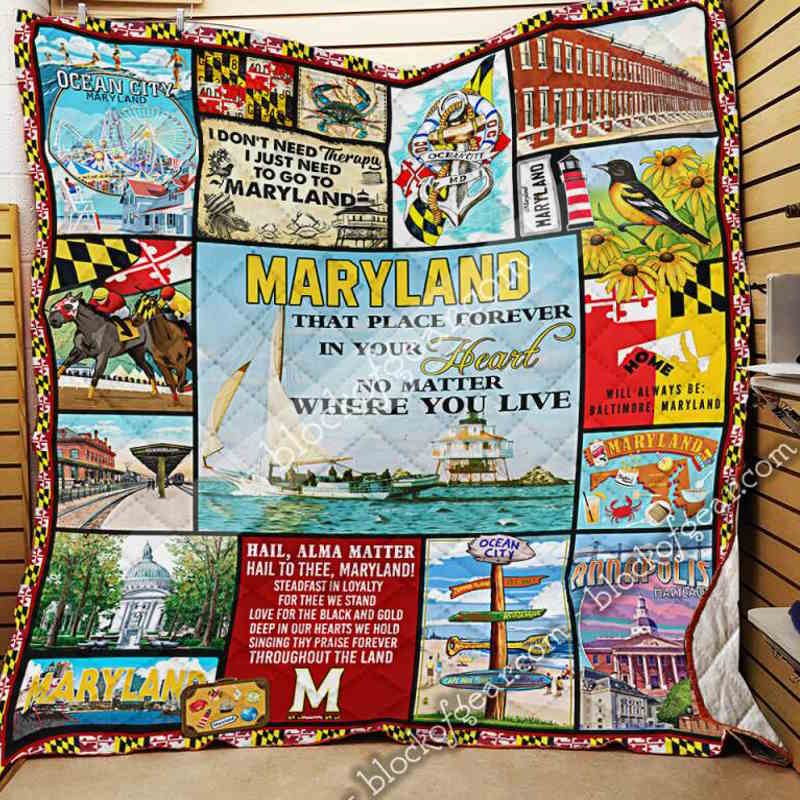 Maryland 3D Quilt Blanket