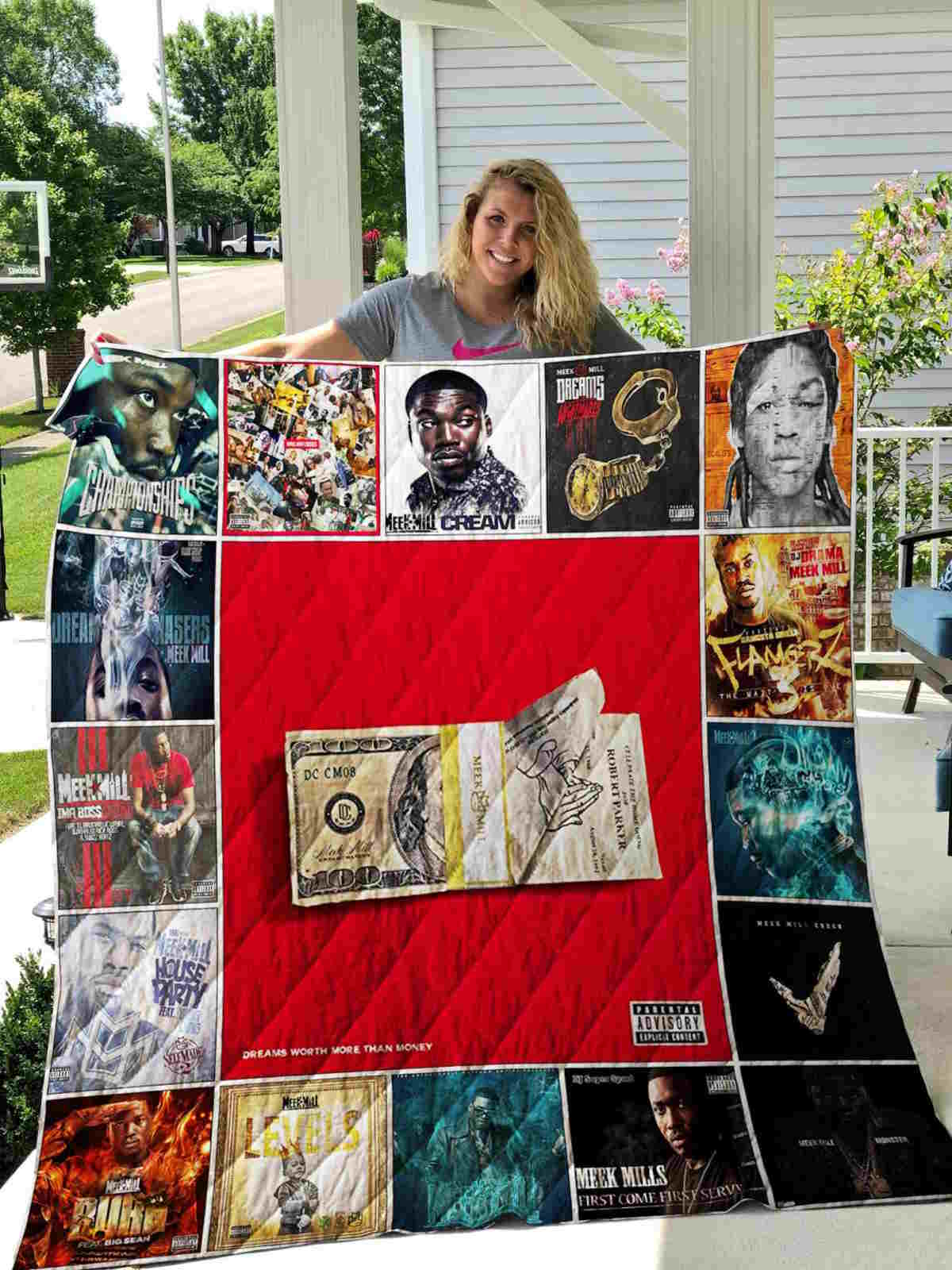 Meek Mill 3D Quilt Blanket