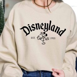 Mickey Disneyland Est 1955 Sweatshirt, Vintage Disneyland Sweatshirt