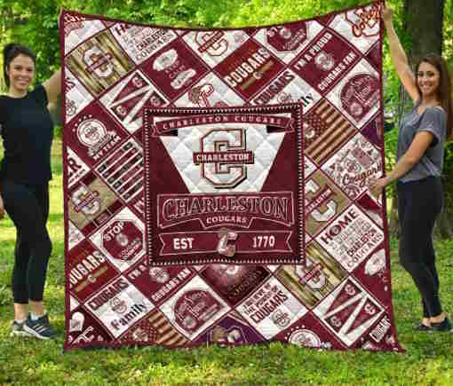 Ncaa Charleston Cougars 3D Quilt Blanket