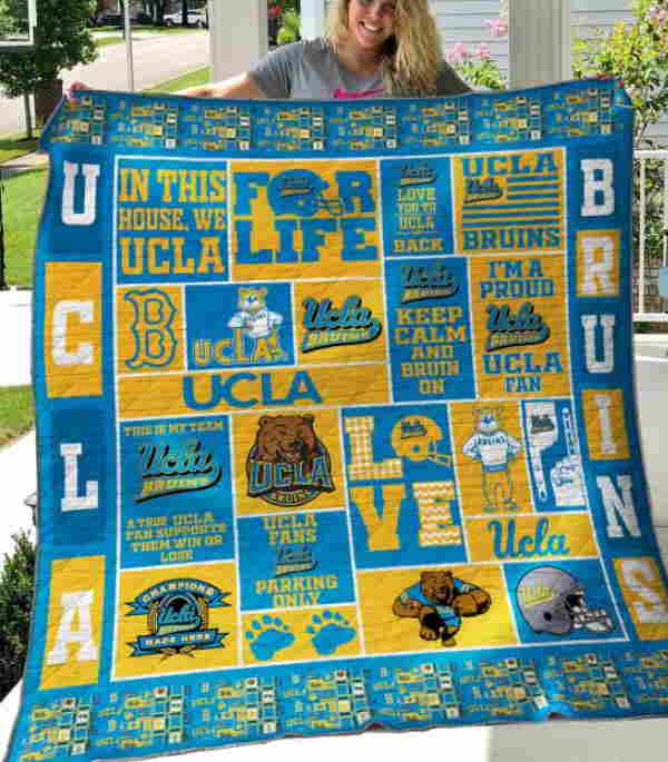 Ncaa Ucla Bruins 3D Quilt Blanket