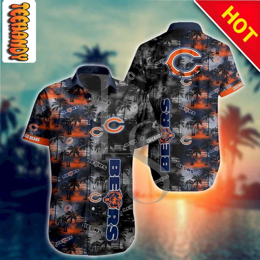 NFL Chicago Bears Aloha Hawaiian Shirt