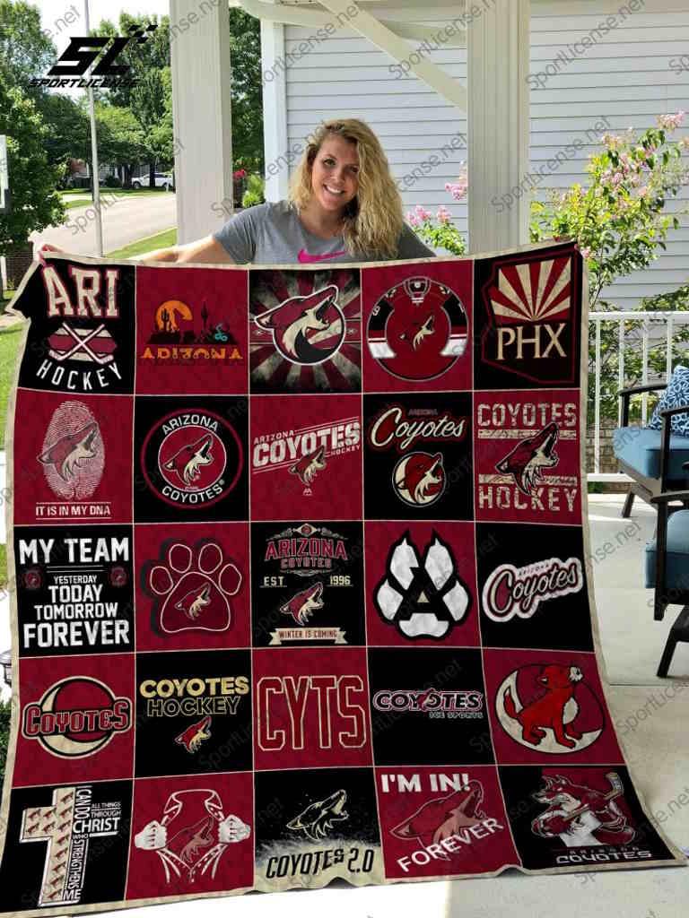 Nhl Arizona Coyotes 3D Quilt Blanket