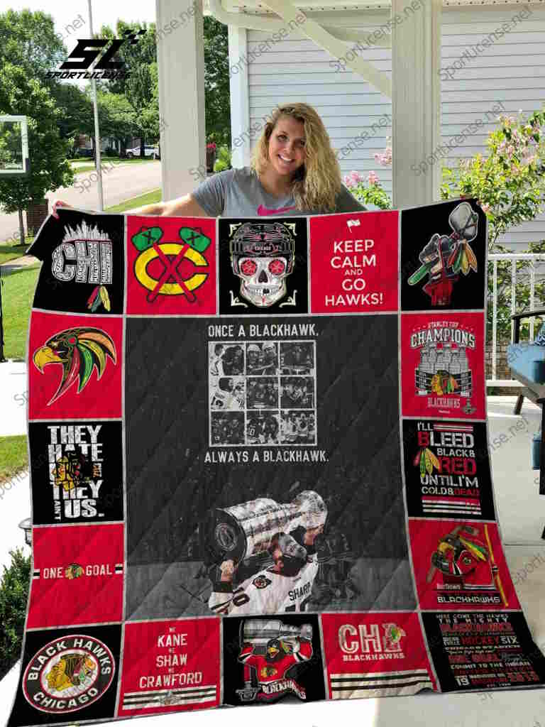 Nhl Chicago Blackhawks Quilt Blanket