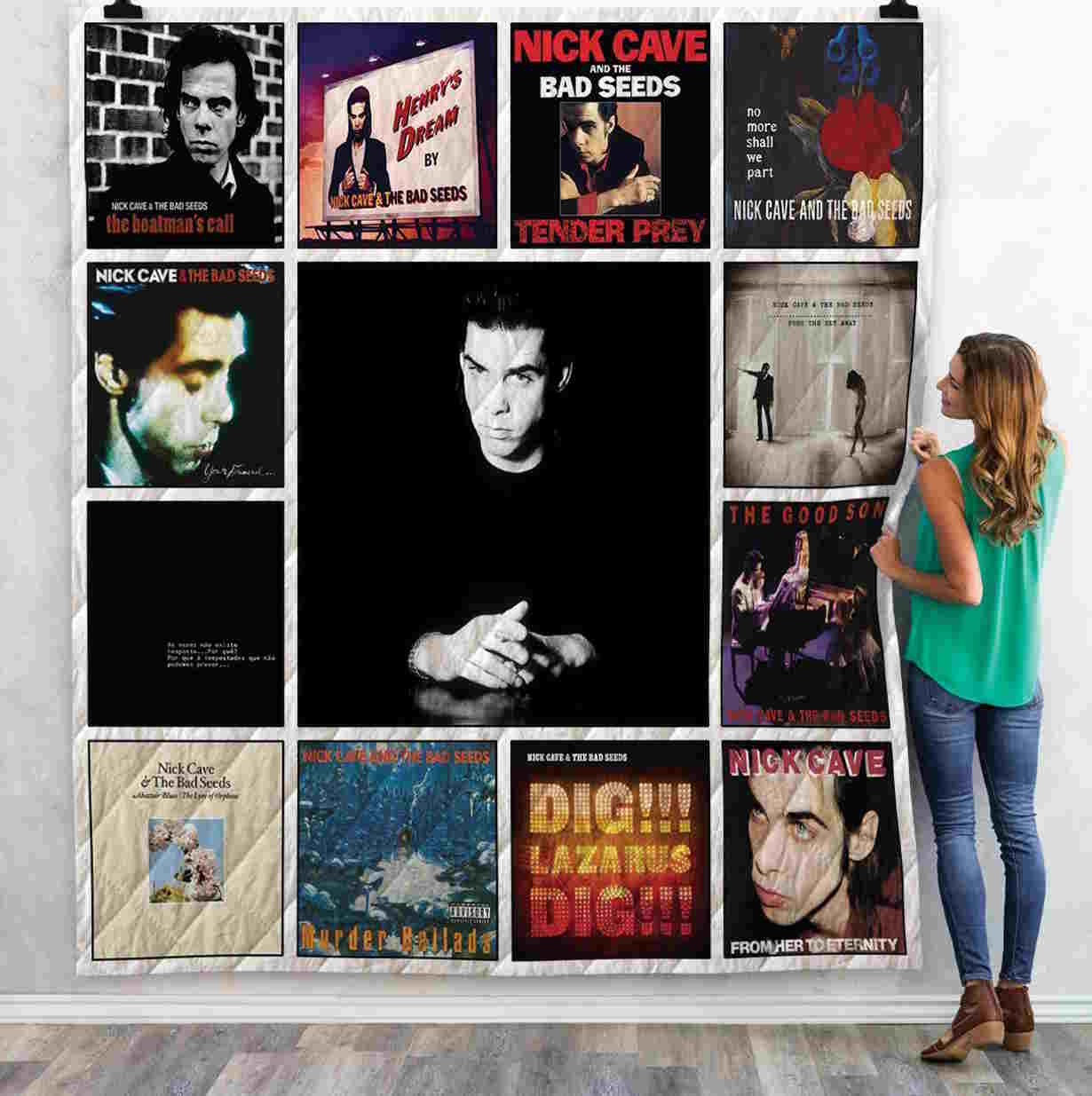 Nick Cave And The Bad Seeds Albums 3D Quilt Blanket