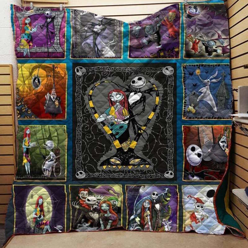 Nightmare Before Christmas 3D Quilt Blanket