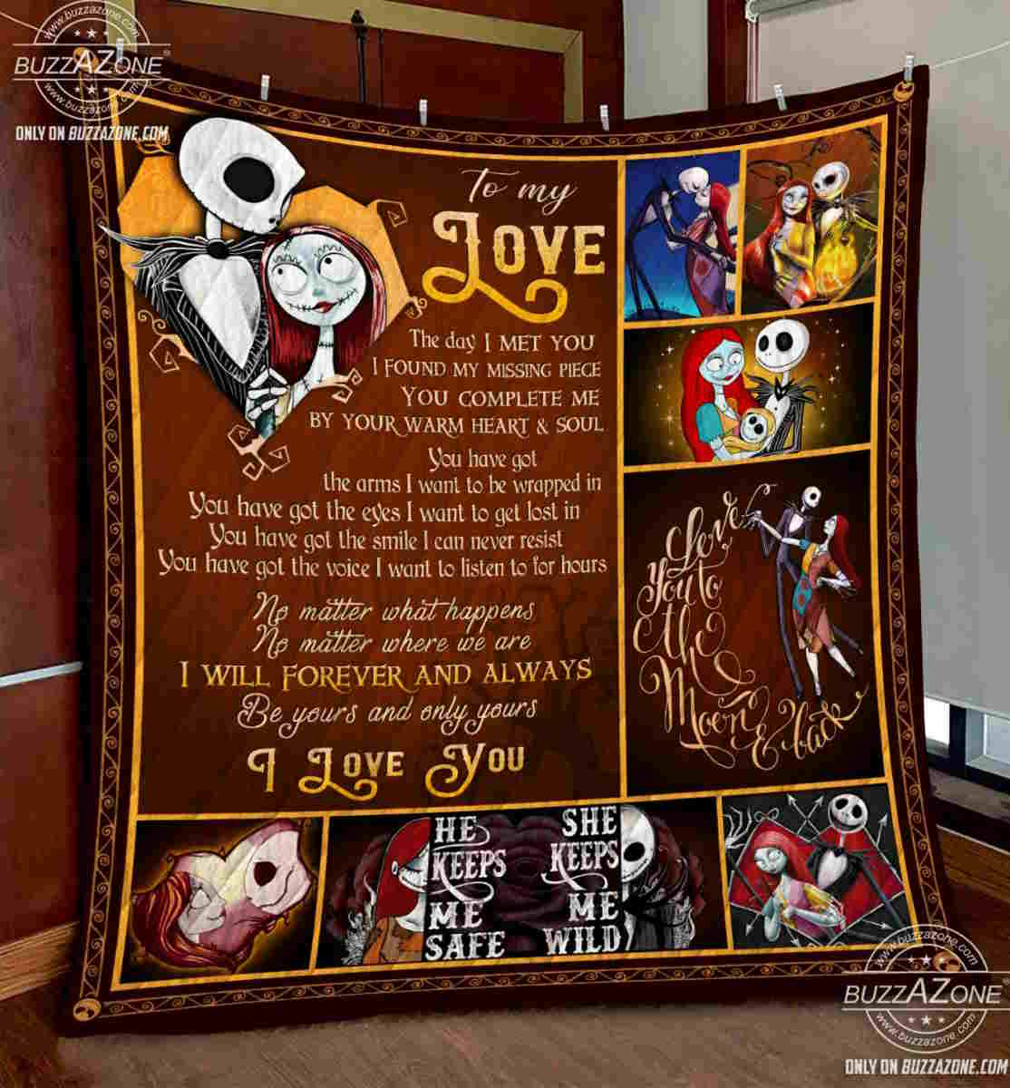 Nightmare My Love Baby Miiece 3D Quilt Blanket