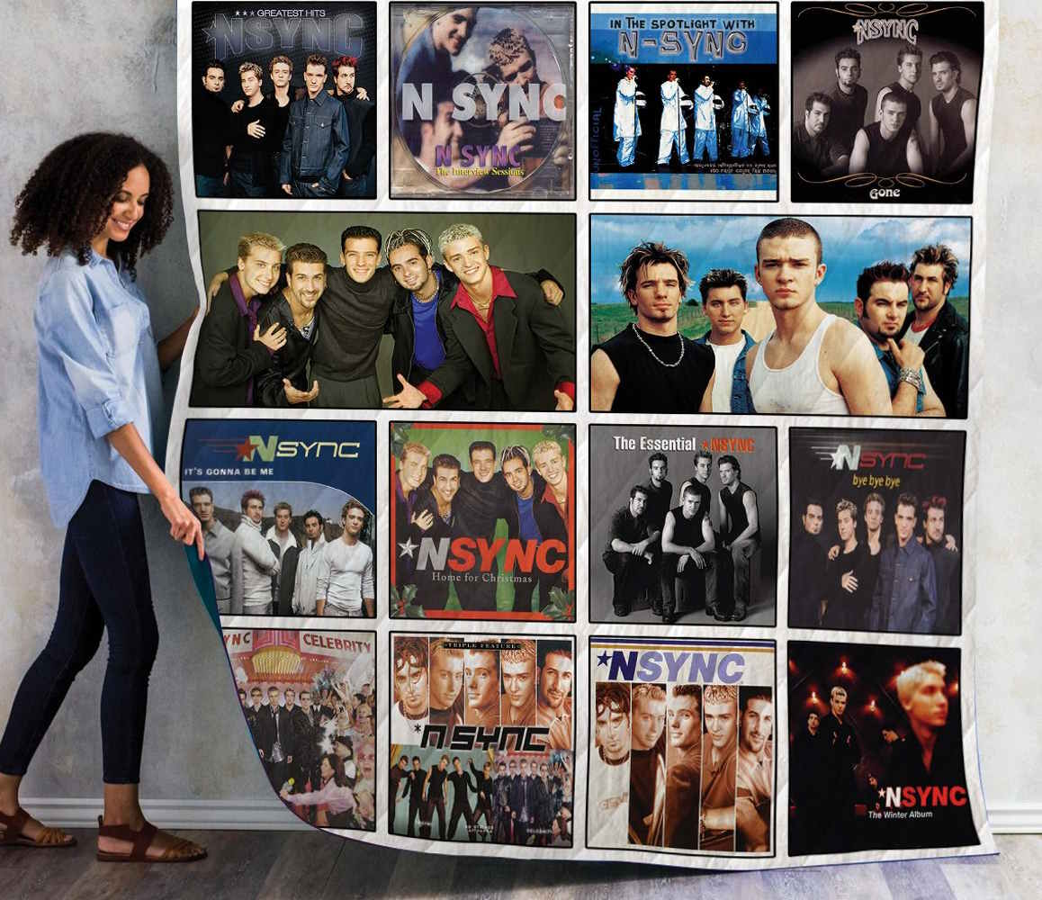 Nsync 3D Quilt Blanket