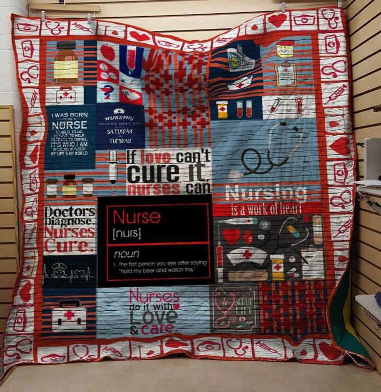 Nursing 3D Quilt Blanket