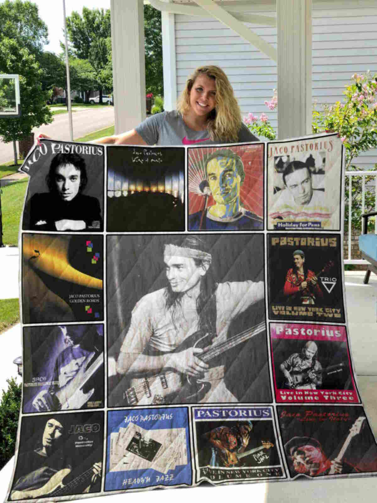 Pastorius 3D Quilt Blanket