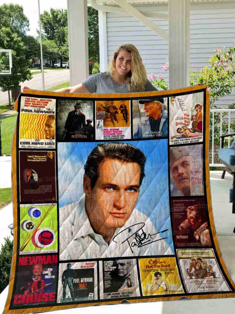 Paul Newman 3D Quilt Blanket