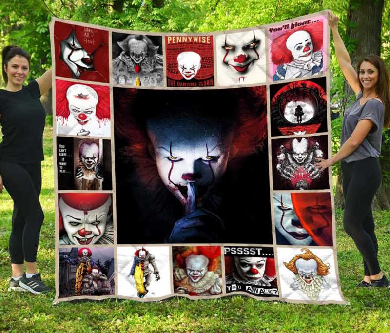 Pennywise 3D Quilt Blanket