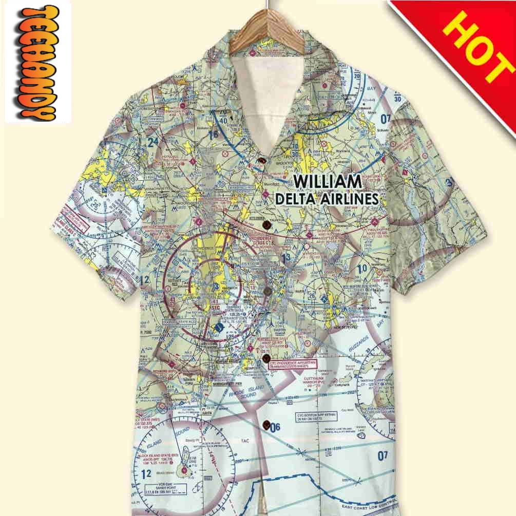 Personalized Aviation Hawaiian Shirt