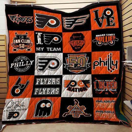 Philadelphia Flyers Quilt Blanket