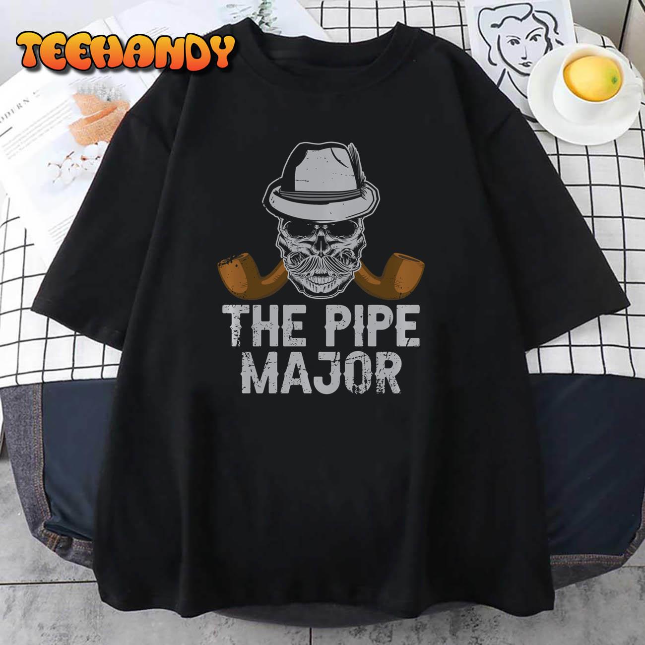 Pipe Smoker The Pipe Major Funny Tobacco Pipe Smoking Pullover Hoodie