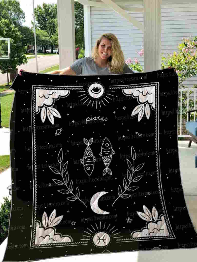 Pisces Bkanket 3D Quilt Blanket