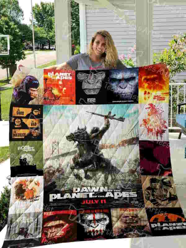 Planet Of The Apes 3D Quilt Blanket