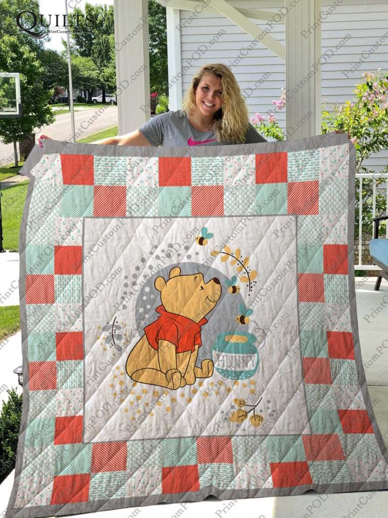 Pooh 3D Quilt Blanket